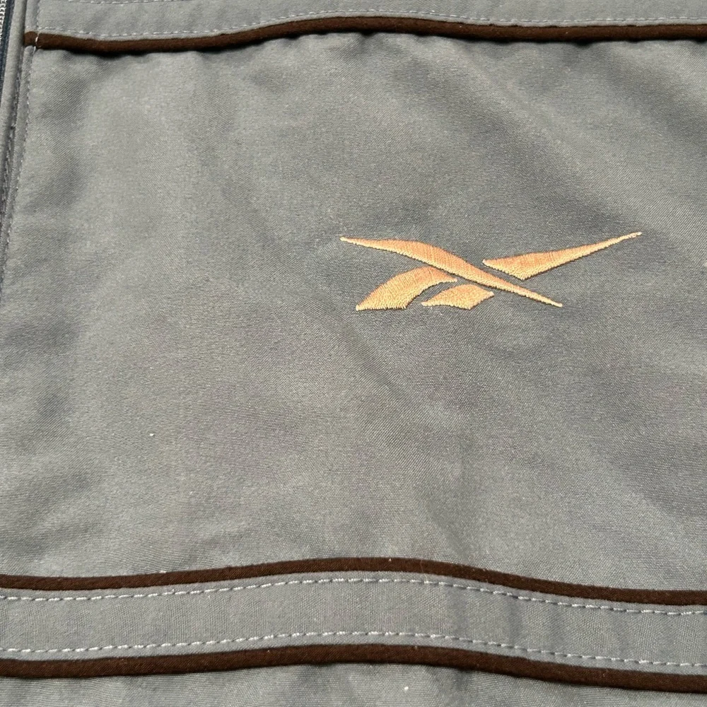 Reebok Vintage‎ Men's Aqua Heather Blue Track Jacket 2XL